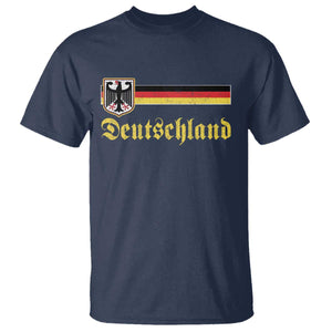 Deutschland German Heritage Pride T Shirt - Bundesadler Coat of Arms Graphic Tee TS11 Navy Print Your Wear
