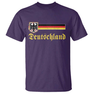 Deutschland German Heritage Pride T Shirt - Bundesadler Coat of Arms Graphic Tee TS11 Purple Print Your Wear