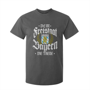 Bayern Bavaria German T Shirt For Kid Dem Freistaat Bayern Die Treue TS11 Dark Heather Print Your Wear