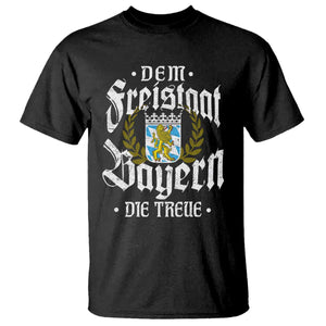 Bayern Bavaria German T Shirt Dem Freistaat Bayern Die Treue TS11 Black Print Your Wear