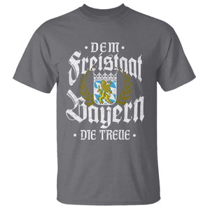 Bayern Bavaria German T Shirt Dem Freistaat Bayern Die Treue TS11 Charcoal Print Your Wear