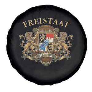 Bavarian Pride Spare Tire Cover Freistaat Bayern Golden Lion Coat Of Arms TS11 Print Your Wear