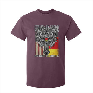 German By Blood American By Birth Patriot By Choice T Shirt For Kid German Americans TS11 Maroon Print Your Wear