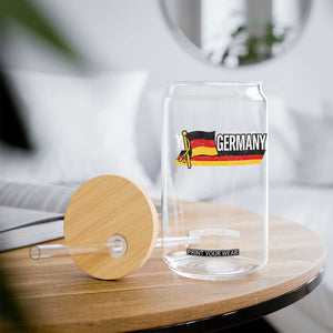 German Heritage Pride Germany Flag Glass Can TS11 Print Your Wear