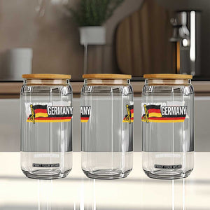 German Heritage Pride Germany Flag Glass Can TS11 Print Your Wear