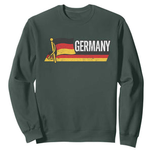 German Heritage Pride Germany Flag Sweatshirt TS11 Dark Forest Green Print Your Wear