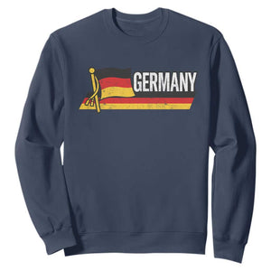 German Heritage Pride Germany Flag Sweatshirt TS11 Navy Print Your Wear