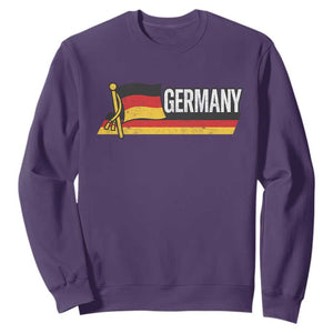 German Heritage Pride Germany Flag Sweatshirt TS11 Purple Print Your Wear