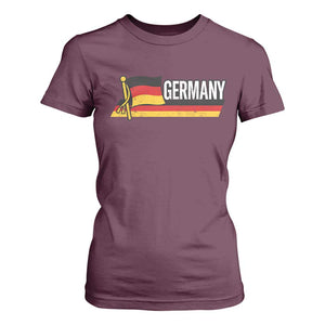 German Heritage Pride Germany Flag T Shirt For Women TS11 Maroon Print Your Wear