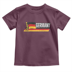 German Heritage Pride Germany Flag Toddler T Shirt TS11 Maroon Print Your Wear