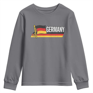 German Heritage Pride Germany Flag Youth Sweatshirt TS11 Charcoal Print Your Wear