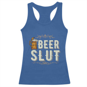 Funny Oktoberfest Beer Slut Racerback Tank Top German Beer Stein Drinking Lover TS11 Royal Blue Print Your Wear