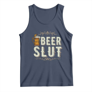 Funny Oktoberfest Beer Slut Tank Top German Beer Stein Drinking Lover TS11 Navy Print Your Wear