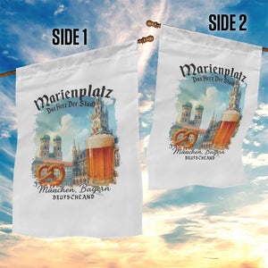 Bavarian Festival Munich Oktoberfest Garden Flag Das Herz Der Stadt Beer Pretzel TS11 Print Your Wear
