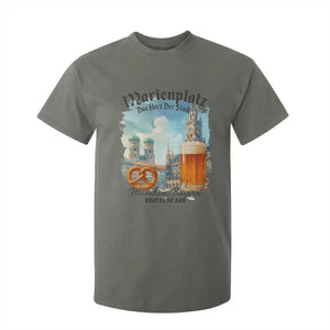 Bavarian Festival Munich Oktoberfest T Shirt For Kid Das Herz Der Stadt Beer Pretzel TS11 Military Green Print Your Wear