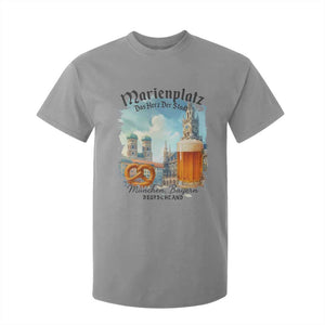 Bavarian Festival Munich Oktoberfest T Shirt For Kid Das Herz Der Stadt Beer Pretzel TS11 Sport Gray Print Your Wear