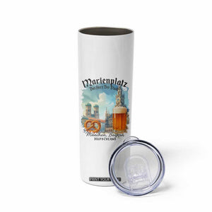 Bavarian Festival Munich Oktoberfest Skinny Tumbler Das Herz Der Stadt Beer Pretzel TS11 Print Your Wear