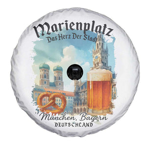 Bavarian Festival Munich Oktoberfest Spare Tire Cover Das Herz Der Stadt Beer Pretzel TS11 Print Your Wear