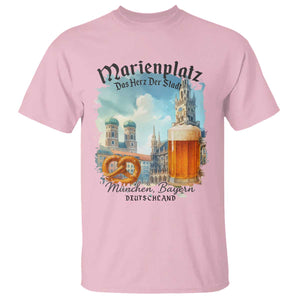 Bavarian Festival Munich Oktoberfest T Shirt Das Herz Der Stadt Beer Pretzel TS11 Light Pink Print Your Wear
