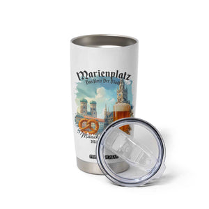 Bavarian Festival Munich Oktoberfest Tumbler Cup Das Herz Der Stadt Beer Pretzel TS11 Print Your Wear