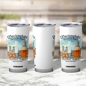 Bavarian Festival Munich Oktoberfest Tumbler Cup Das Herz Der Stadt Beer Pretzel TS11 Print Your Wear