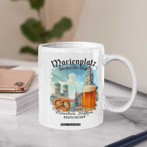Bavarian Festival Munich Oktoberfest Coffee Mug Das Herz Der Stadt Beer Pretzel TS11 Print Your Wear