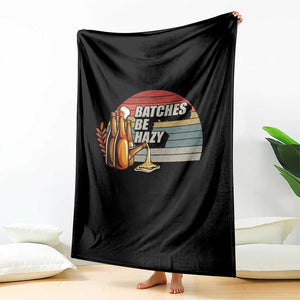 Funny Batches Be Hazy Throw Blanket Vintage Craft Beer Brewing TS11 Print Your Wear