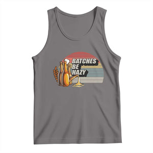 Funny Batches Be Hazy Tank Top Vintage Craft Beer Brewing TS11 Deep Heather Print Your Wear