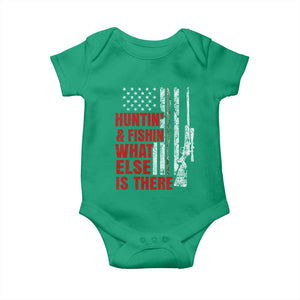 Hunting And Fishing What Else Is There Baby Onesie Vintage American Flag TS11 Irish Green Print Your Wear