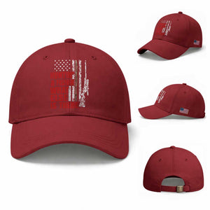 Hunting And Fishing What Else Is There Baseball Cap Vintage American Flag TS11 Baseball Cap Universal Fit Cherry Red Print Your Wear