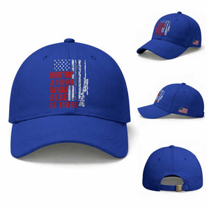Hunting And Fishing What Else Is There Baseball Cap Vintage American Flag TS11 Baseball Cap Universal Fit Royal Blue Print Your Wear