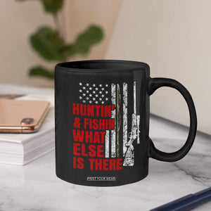 Hunting And Fishing What Else Is There Coffee Mug Vintage American Flag TS11 Print Your Wear