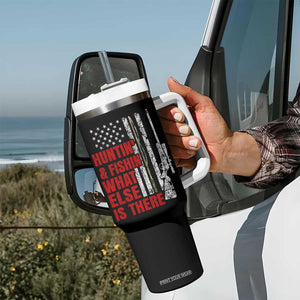 Hunting And Fishing What Else Is There Tumbler With Handle Vintage American Flag TS11 Print Your Wear