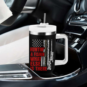 Hunting And Fishing What Else Is There Tumbler With Handle Vintage American Flag TS11 Print Your Wear