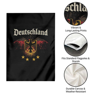 Deutschland German Heritage Pride Garden Flag Bundesadler Coat of Arms Star TS11 Print Your Wear