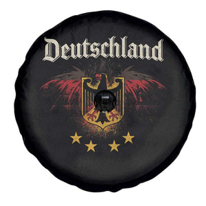 Deutschland German Heritage Pride Spare Tire Cover Bundesadler Coat of Arms Star TS11 Print Your Wear