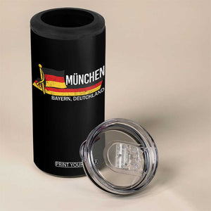 Munchen Bayern German Heritage Pride Germany Flag 4 in 1 Can Cooler Tumbler TS11 Print Your Wear