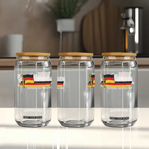 Munchen Bayern German Heritage Pride Germany Flag Glass Can TS11 Print Your Wear