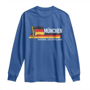 Munchen Bayern German Heritage Pride Germany Flag Long Sleeve Shirt TS11 Royal Blue Print Your Wear
