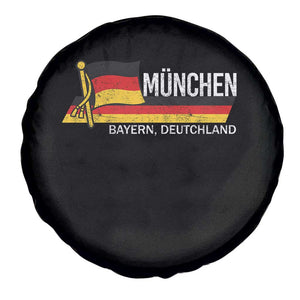 Munchen Bayern German Heritage Pride Germany Flag Spare Tire Cover TS11 Print Your Wear