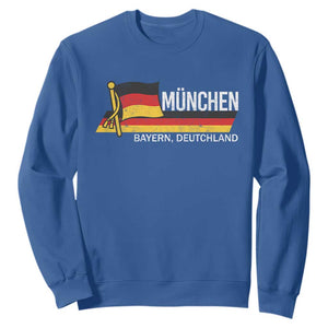 Munchen Bayern German Heritage Pride Germany Flag Sweatshirt TS11 Royal Blue Print Your Wear