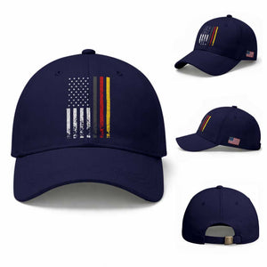 Patriotic Vintage German American Flag Baseball Cap Germany Heritage Pride TS11 Baseball Cap Universal Fit Dark Blue Print Your Wear