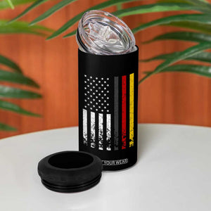 Patriotic Vintage German American Flag 4 in 1 Can Cooler Tumbler Germany Heritage Pride TS11 Print Your Wear