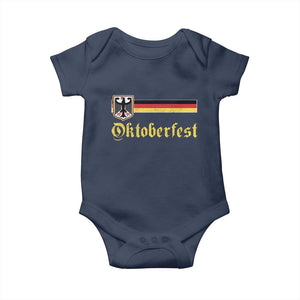 Oktoberfest German Drinking Festival Baby Onesie Bundesadler Coat of Arms TS11 Navy Print Your Wear