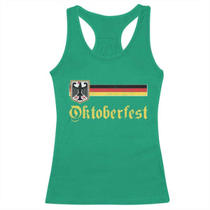 Oktoberfest German Drinking Festival Racerback Tank Top Bundesadler Coat of Arms TS11 Irish Green Print Your Wear
