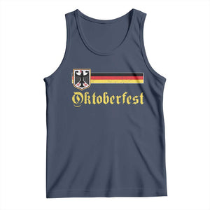 Oktoberfest German Drinking Festival Tank Top Bundesadler Coat of Arms TS11 Navy Print Your Wear