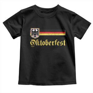 Oktoberfest German Drinking Festival Toddler T Shirt Bundesadler Coat of Arms TS11 Black Print Your Wear