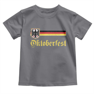 Oktoberfest German Drinking Festival Toddler T Shirt Bundesadler Coat of Arms TS11 Charcoal Print Your Wear