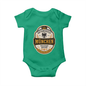 Oktoberfest Munchen Deutschland German Beer Festival Baby Onesie Freistaat Bayern Heraldic Eagle