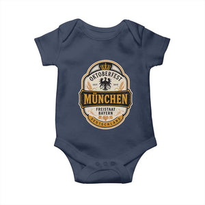 Oktoberfest Munchen Deutschland German Beer Festival Baby Onesie Freistaat Bayern Heraldic Eagle